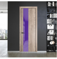 19 NE.O Дуб Сонома вставка Лаванда лак кромка Черный ProfilDoors Orange