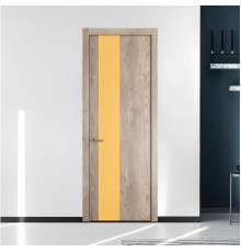 19 NE.O Дуб Сонома вставка Монохром кремовый кромка Шампань ProfilDoors Orange