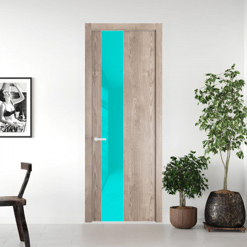 19 NE.O Дуб Сонома вставка Мята лак кромка Вайт ProfilDoors Orange