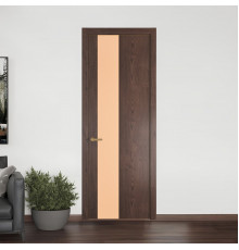 19 NE.O Дуб Тобакко вставка Монохром бежевый кромка Золото ProfilDoors Orange