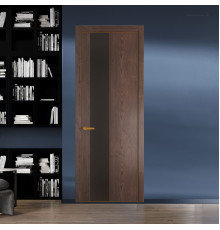 19 NE.O Дуб Тобакко вставка Монохром графит кромка Бронза ProfilDoors Orange
