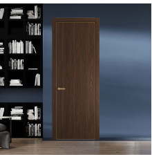 42 NE.O Орех Шоколад вставка Глухая кромка Золото ProfilDoors Orange