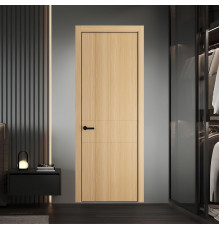 43 NE.O Дуб Натуральный вставка Глухая кромка Черный ProfilDoors Orange