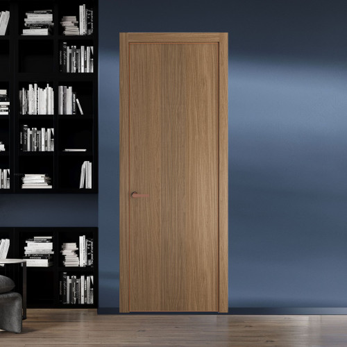45 NE.O Дуб Мокко вставка Глухая кромка Медь ProfilDoors Orange