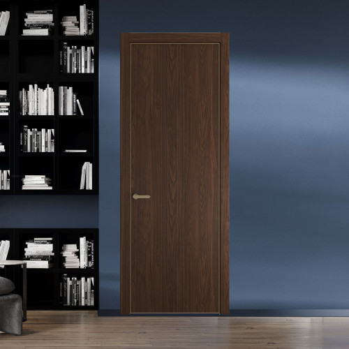 45 NE.O Орех Шоколад вставка Глухая кромка Шампань ProfilDoors Orange