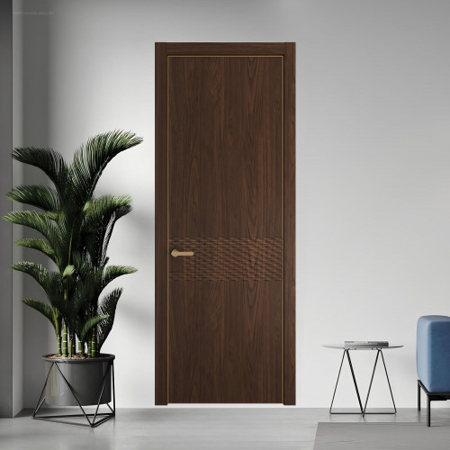 54 NE.O Орех Шоколад вставка Глухая кромка Золото ProfilDoors Orange
