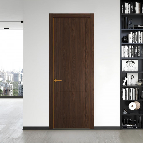 62 NE.O Орех Шоколад вставка Глухая кромка Бронза ProfilDoors Orange