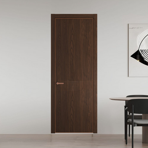 65 NE.O Орех Шоколад вставка Глухая кромка Медь ProfilDoors Orange