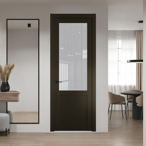 10.2.2 PD.O Перламутр Бронза стекло Узор Страйп ProfilDoors Orange