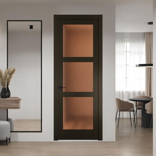 10.3.2 PD.O Перламутр Бронза стекло Золотистая бронза матовое ProfilDoors Orange
