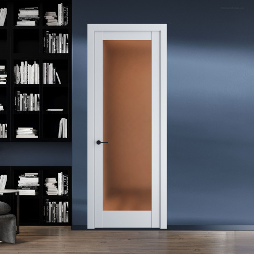 11.1.2 PD.O Вайт стекло Золотистая бронза матовое ProfilDoors Orange