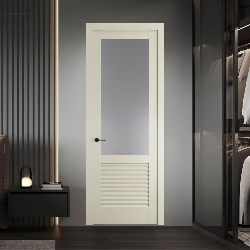 11.2.2 PD.O Перламутр Белый стекло Графит ProfilDoors Orange