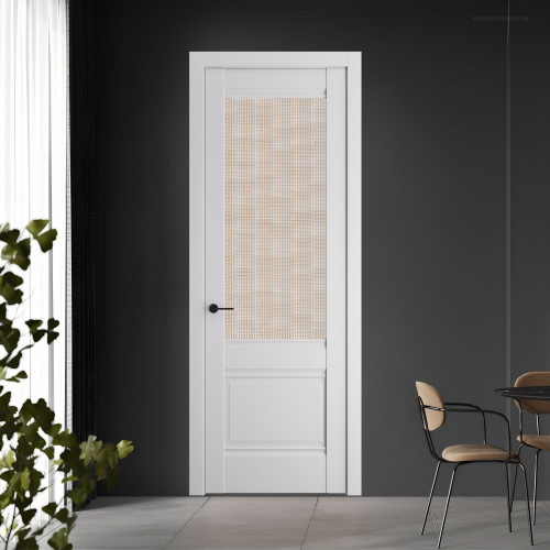 9.2.2 PD.O Крем Вайт стекло Град ProfilDoors Orange