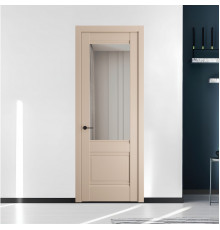 Межкомнатная дверь 9.2.2 PD.O Магнолия стекло Прозрачное ProfilDoors Orange эмаль