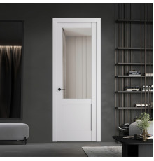10.2.2 PD.O Дарк Вайт стекло Прозрачное ProfilDoors Orange