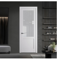 10.2.2 PD.O Дарк Вайт стекло Узор Страйп ProfilDoors Orange