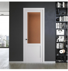 10.2.2 PD.O Крем Вайт стекло Золотистая бронза матовое ProfilDoors Orange