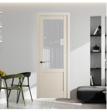 10.2.2 PD.O Кремовая Магнолия стекло Узор Страйп ProfilDoors Orange