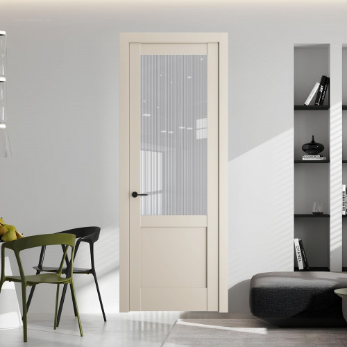 10.2.2 PD.O Кремовая Магнолия стекло Узор Страйп ProfilDoors Orange