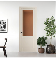 10.2.2 PD.O Кремовая Магнолия стекло Золотистая бронза матовое ProfilDoors Orange