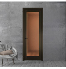 11.1.2 PD.O Перламутр Бронза стекло Золотистая бронза матовое ProfilDoors Orange