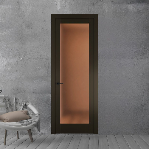 11.1.2 PD.O Перламутр Бронза стекло Золотистая бронза матовое ProfilDoors Orange