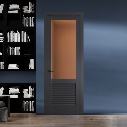 11.2.2 PD.O Грей стекло Золотистая бронза матовое ProfilDoors Orange