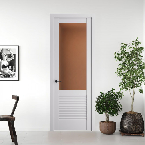 11.2.2 PD.O Крем Вайт стекло Золотистая бронза матовое ProfilDoors Orange