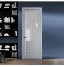 8.2.2 PD.O Смоки стекло Узор Страйп ProfilDoors Orange
