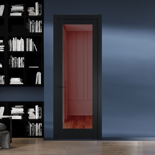 11.1.2 PD.O Блэк стекло Золотистая бронза ProfilDoors Orange