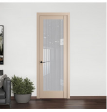 11.1.2 PD.O Магнолия стекло Узор Страйп ProfilDoors Orange