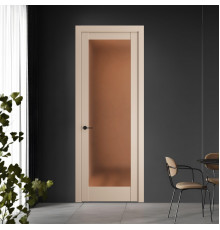 11.1.2 PD.O Магнолия стекло Золотистая бронза матовое ProfilDoors Orange