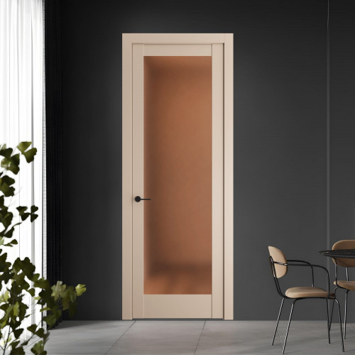 11.1.2 PD.O Магнолия стекло Золотистая бронза матовое ProfilDoors Orange