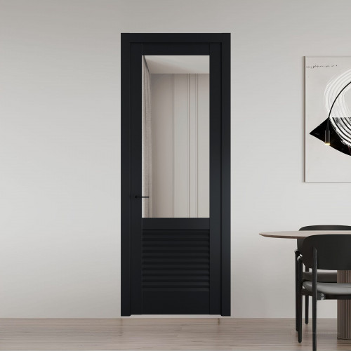 11.2.2 PD.O Блэк стекло Прозрачное ProfilDoors Orange
