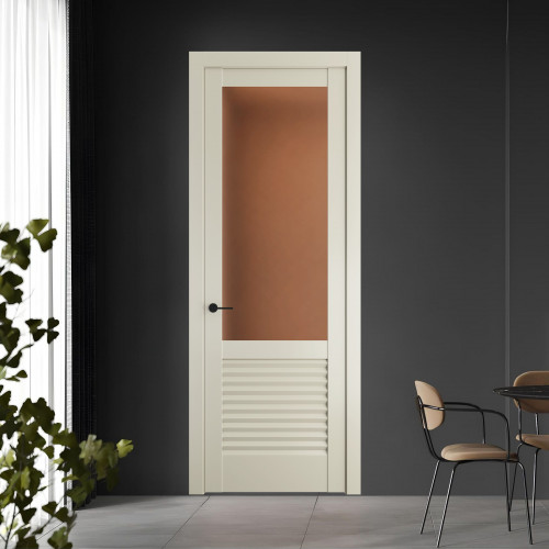 11.2.2 PD.O Перламутр Белый стекло Золотистая бронза матовое ProfilDoors Orange