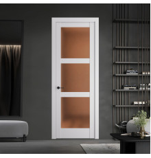 5.3.2 PD.O Крем Вайт стекло Золотистая бронза матовое ProfilDoors Orange