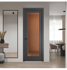7.1.2 PD.O Графит стекло Золотистая бронза матовое ProfilDoors Orange