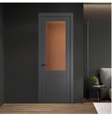 7.2.2 PD.O Графит стекло Золотистая бронза матовое ProfilDoors Orange