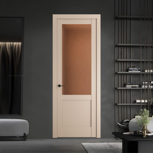 10.2.2 PD.O Магнолия стекло Золотистая бронза матовое ProfilDoors Orange