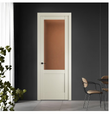 10.2.2 PD.O Перламутр Белый стекло Золотистая бронза матовое ProfilDoors Orange