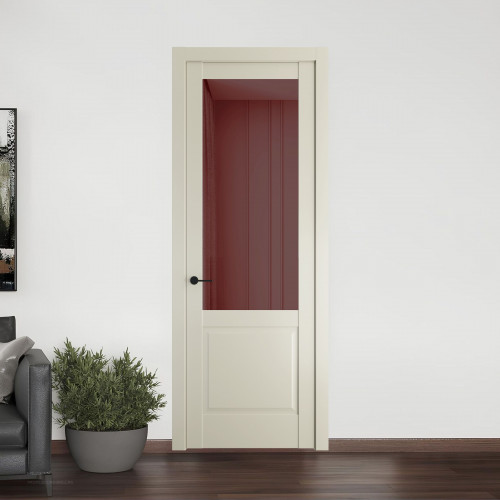5.2.2 PD.O Перламутр Белый стекло Золотистая бронза ProfilDoors Orange