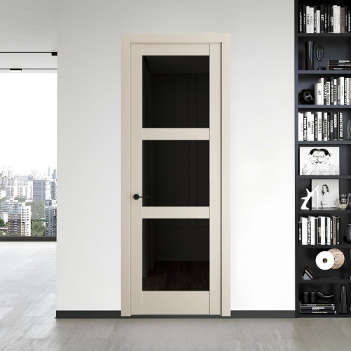 5.3.2 PD.O Кремовая Магнолия стекло Черное тонированное ProfilDoors Orange