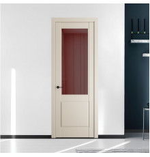 6.2.2 PD.O Кремовая Магнолия стекло Золотистая бронза ProfilDoors Orange