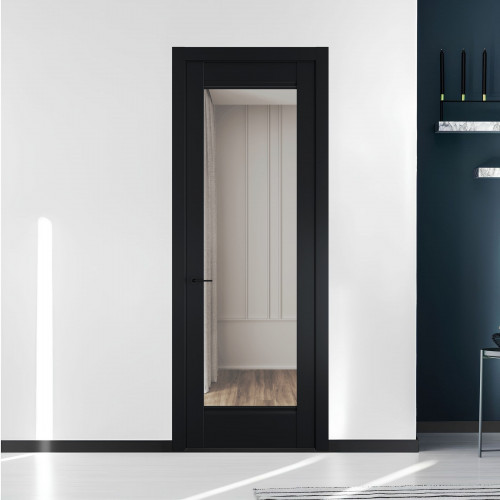 9.1.2 PD.O Блэк стекло Прозрачное ProfilDoors Orange