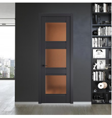 9.3.2 PD.O Грей стекло Золотистая бронза матовое ProfilDoors Orange