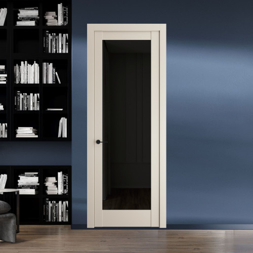 11.1.2 PD.O Кремовая Магнолия стекло Черное тонированное ProfilDoors Orange