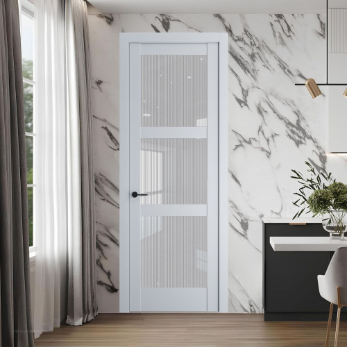 5.3.2 PD.O Лайт Грей стекло Узор Страйп ProfilDoors Orange