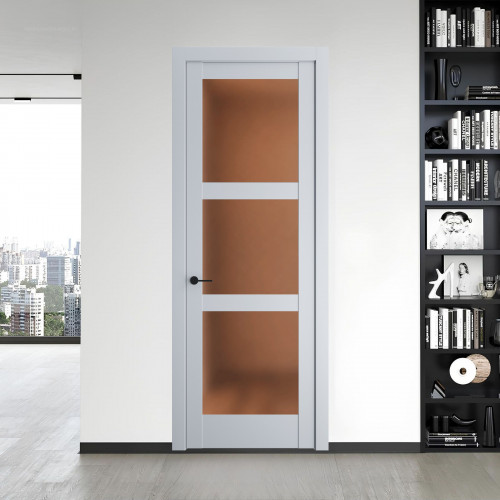 5.3.2 PD.O Лайт Грей стекло Золотистая бронза матовое ProfilDoors Orange