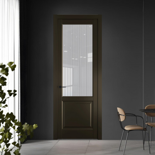 8.2.2 PD.O Перламутр Бронза стекло Узор Страйп ProfilDoors Orange