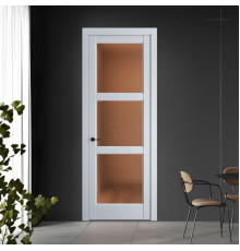 8.3.2 PD.O Лайт Грей стекло Золотистая бронза матовое ProfilDoors Orange